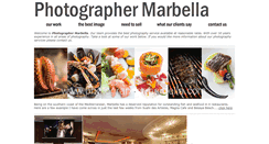 Desktop Screenshot of photographermarbella.com